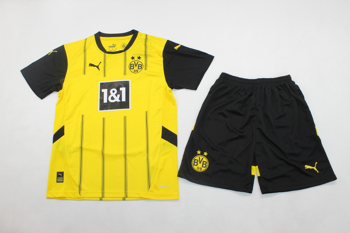 Kids-Dortmund 24/25 Home Soccer Jersey